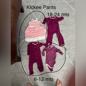 👖 KICKEE PANTS CLOTHING BUNDLE